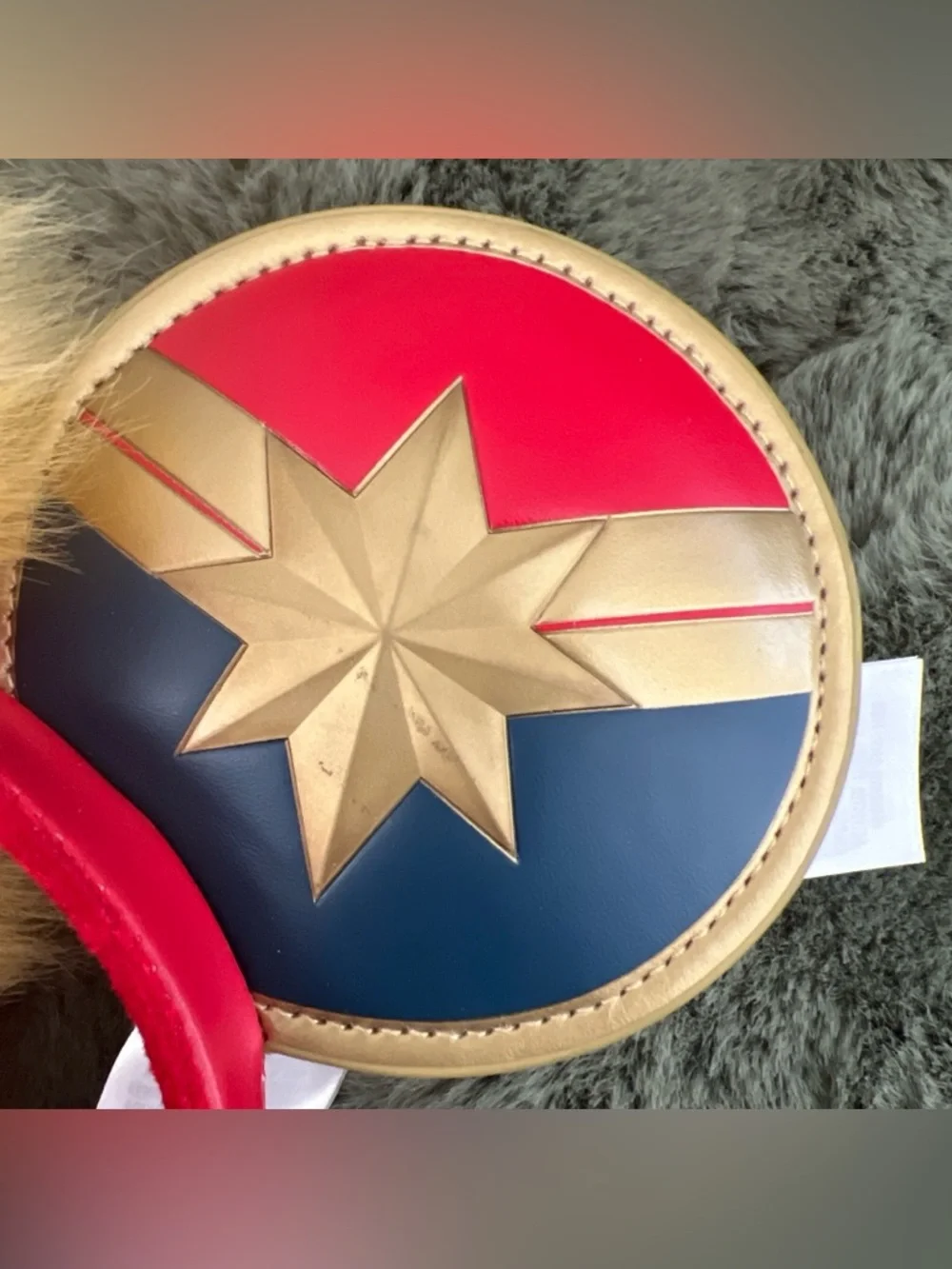 Captain Marvel Red & Blue Character Ear Headband NWT - Picture 4 of 7